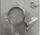圆形玻璃吊坠配件