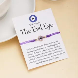 恶魔之眼眼睛手工编织手链