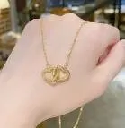 双爱心不锈钢项链