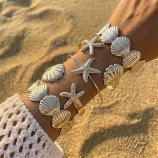 夏季5件套海星贝壳手镯