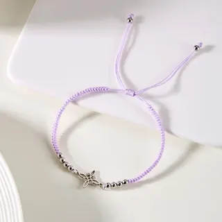 钢色不锈钢爱尔兰凯尔特结编织手链