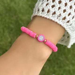 牛油果水果软陶手链