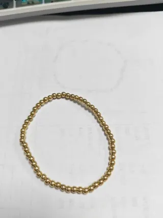 小金珠串珠手链