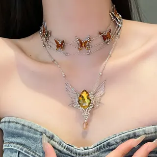 多巴胺彩色米珠项链