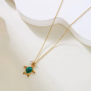 海螺不锈钢项链