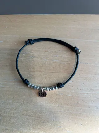 英文字母boss编织手链