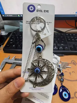 眼睛钥匙扣