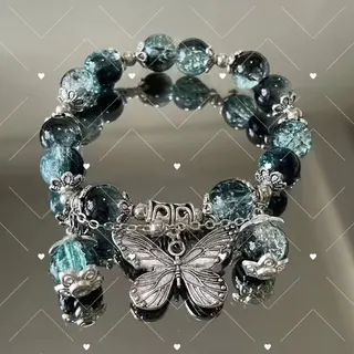 深海复古蝴蝶手链