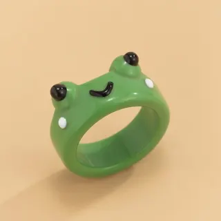 树脂青蛙指环戒指