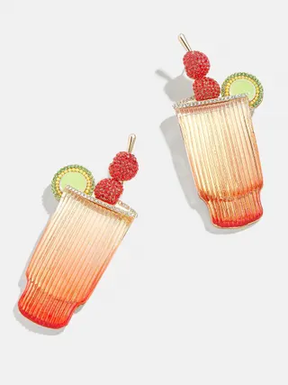 Colgante creativo de vaso de bebida veraniego, aleación con microengaste de circonita cúbica y baño degradado, rodaja de limón con cuentas, colgante divertido para bolso/llavero, accesorio estilo ins de lujo ligero