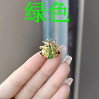 甲壳虫七星瓢虫彩色小胸针