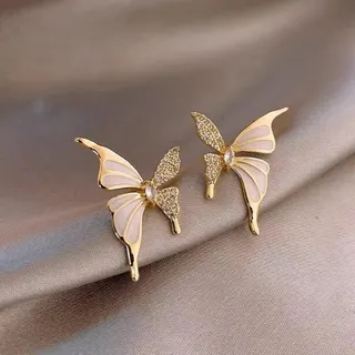 蝴蝶耳钉耳环