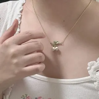 铃兰花项链