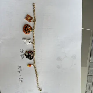 万圣节南瓜幽灵黑猫链条手链