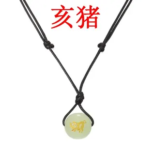 12生肖动物转运珠夜光项链