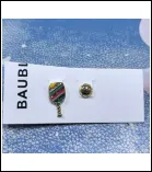 球拍球不对称耳钉