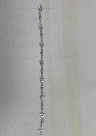 不锈钢五角星链条 材质：不锈钢