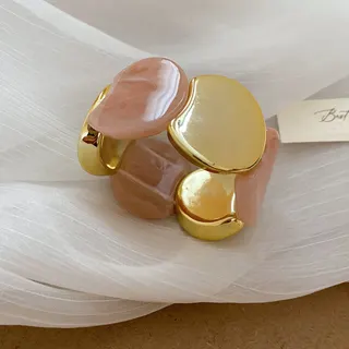 亚克力圆形拼接弹力绳手镯手链