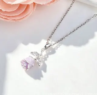 玫瑰花项链