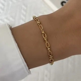 不锈钢亮片鱼鳞纹手链