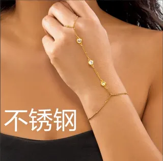 时尚简约手指链手链