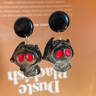 万圣节死神巫师耳环