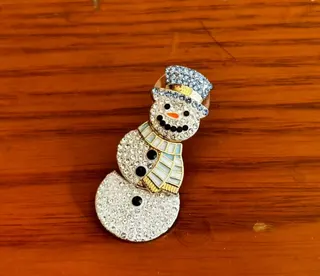 圣诞雪人挂件