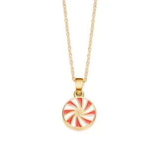 圣诞节多巴胺彩色滴油吊坠项链