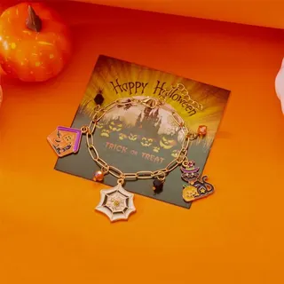 万圣节南瓜小鬼纸卡手链