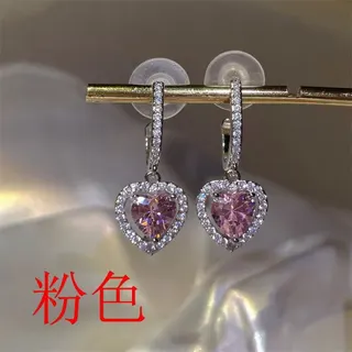 爱心蚊香盘耳夹无耳洞耳环