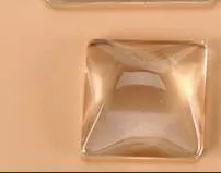 透明玻璃片 4cm方形 倒角抛光 高透光 DIY手工相框装饰配件 1个起卖